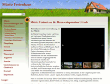 Tablet Screenshot of mueritz-ferienhaus.de